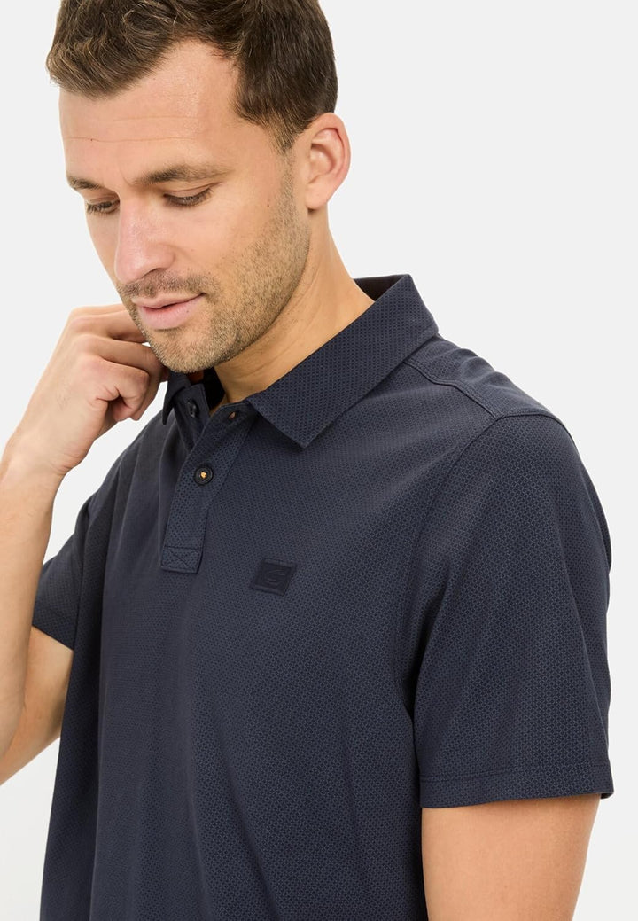 camel active Men's 409920-5p44 Polo Shirt (Pack of 1) XL Blau, XL Blau