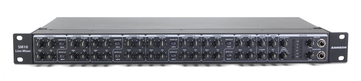 Samson SASM10 10 Channel Rack Mount Line Mixer
