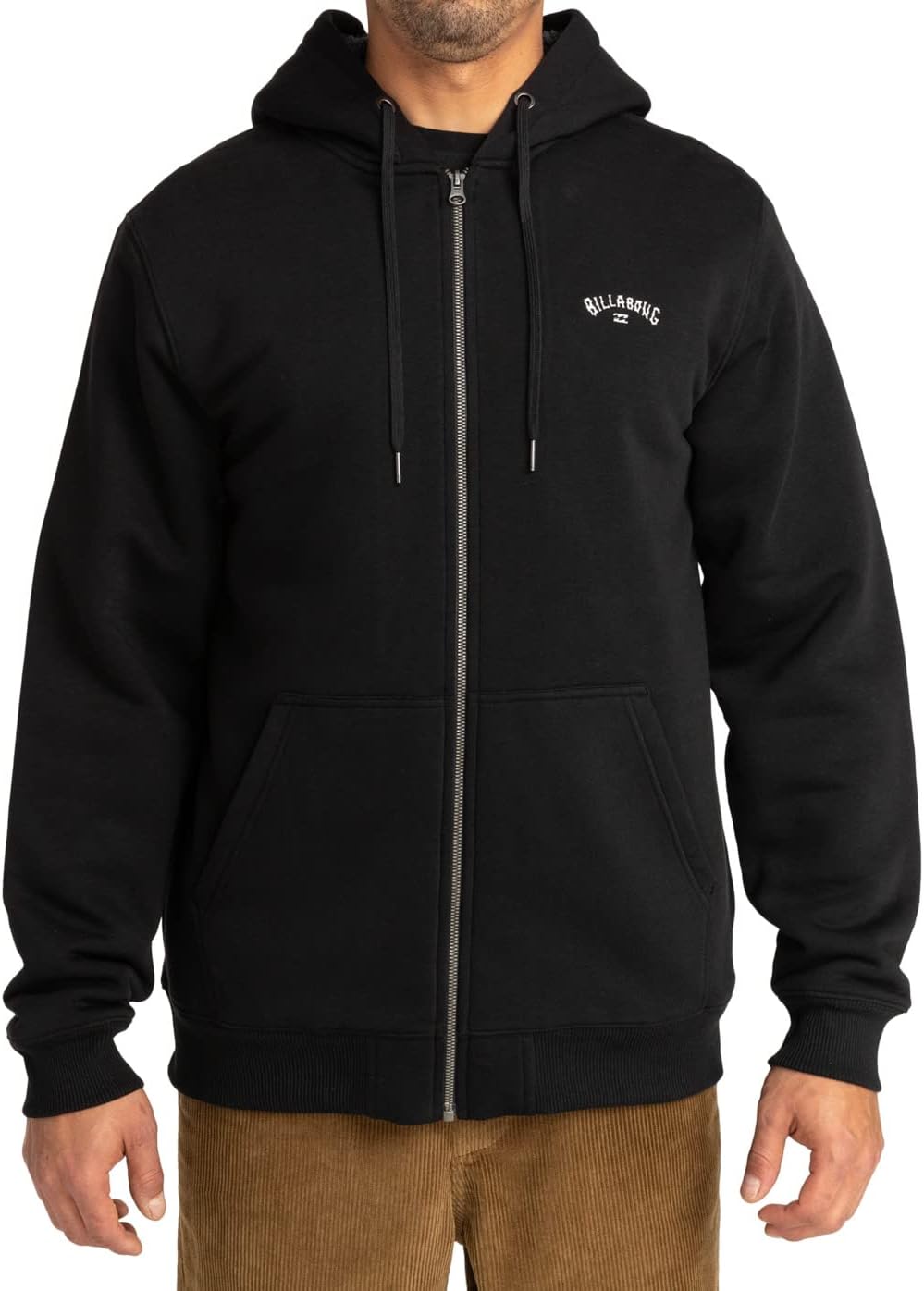 Billabong Herren Arch Sherpa Sweatshirt (1er Pack) L Schwarz, L Schwarz