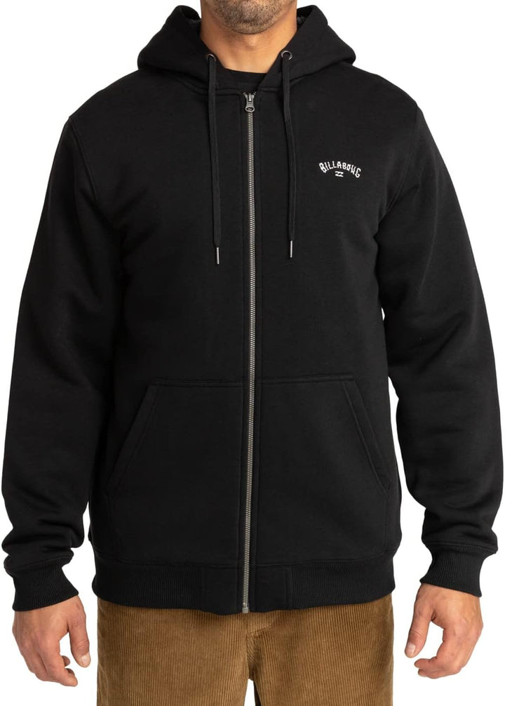 Billabong Herren Arch Sherpa Sweatshirt (1er Pack) M Schwarz, M Schwarz