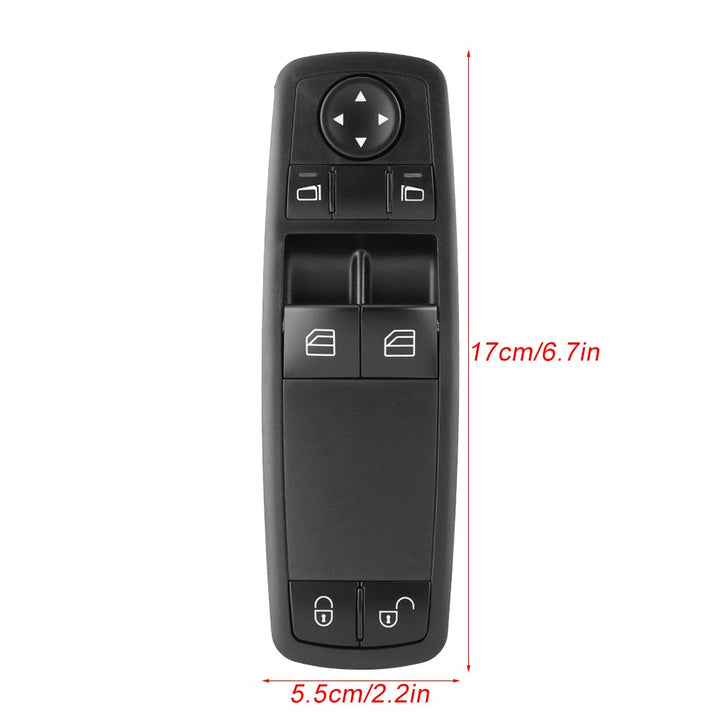 Power Window Switch A1698206410 Fensterheber-Hauptschalter auf der Fahrerseite für Klasse A B GL ML