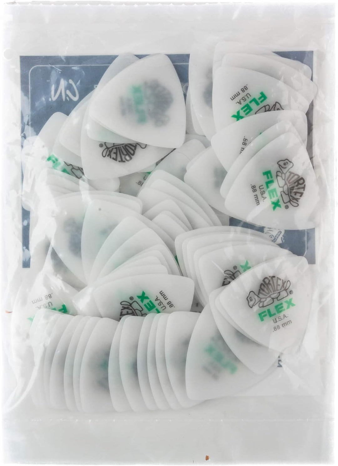 Médiators Jim Dunlop 0,88mm Tortex Flex Triangle 0,88mm sachet de 72 Sachet de 72 0,88mm, Sachet de