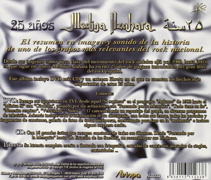 25 años, Audio-CD