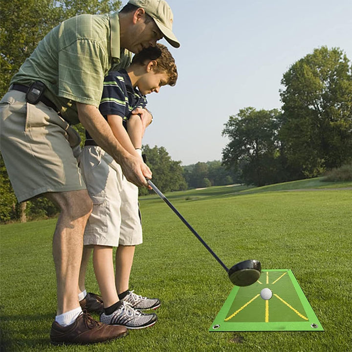POFET Golf-Trainingsmatte zur Schwungerkennung, Golf-Divot-Matte, Analyse des Schwungpfads und korre