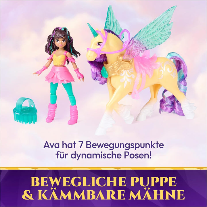 Unicorn Academy Wing Magic AVA und Leaf Set, ab 4 Jahren