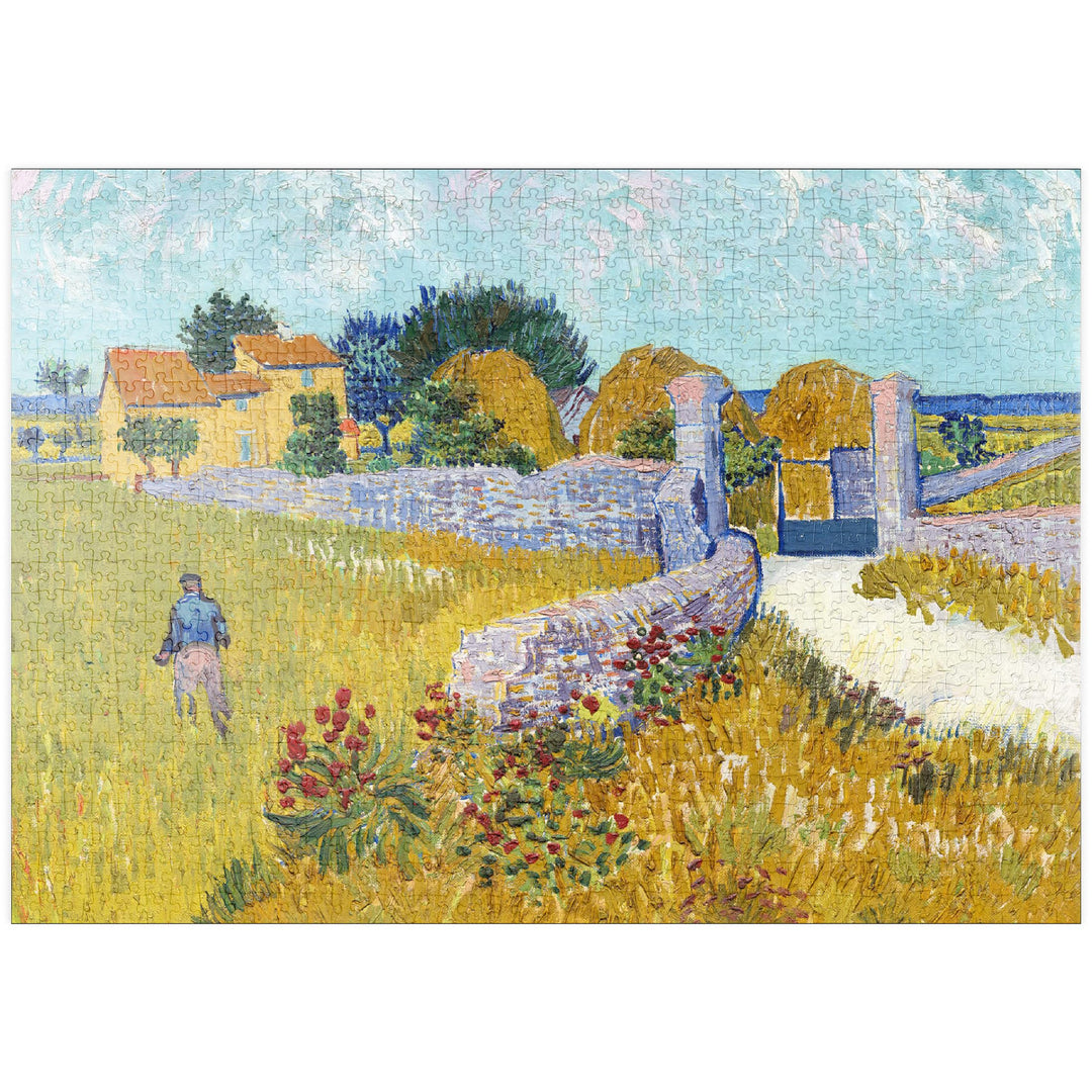 Farmhouse in Provence (1888) by Vincent Van Gogh - Premium 1000 Teile Puzzle - MyPuzzle Sonderkollek