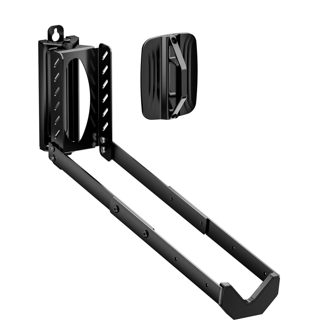 Wiltec Fahrrad Wandhalterung 11,8 x 30,7-34 x 43,8-62,5 cm bis 35 kg, Fahrradhalterung universell, f