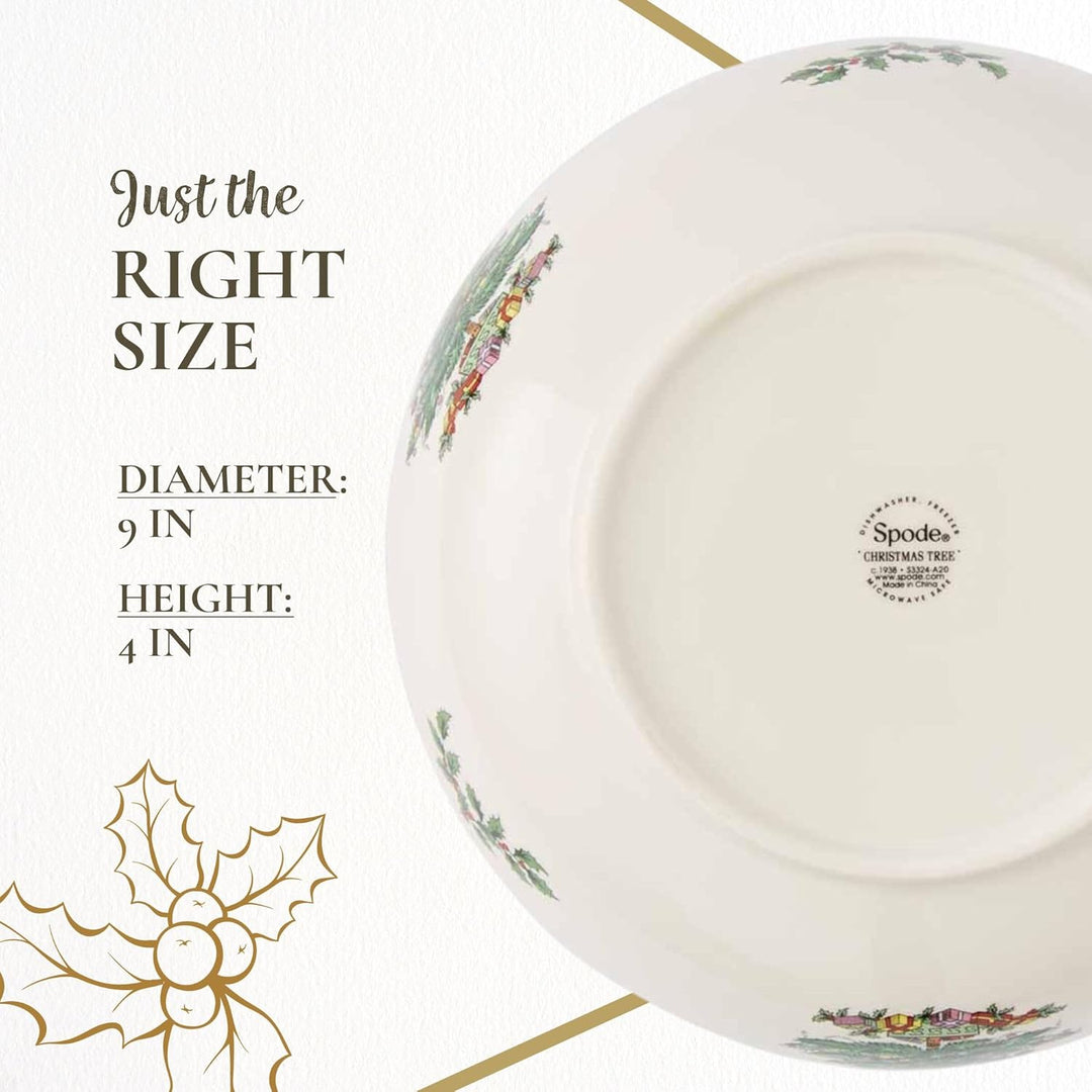 Spode Servierschale, Keramik, Mehrfarbig