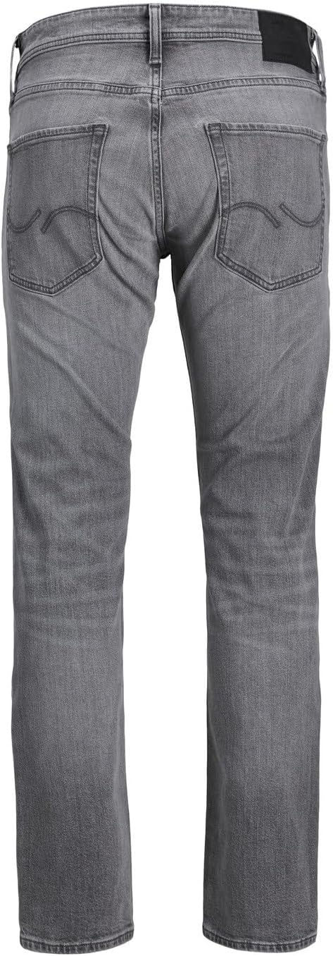 JACK & JONES Male Slim Fit Jeans JJIGLENN JJORIGINAL CB 022 BF Slim Fit Jeans 36W / 32L Black Denim,