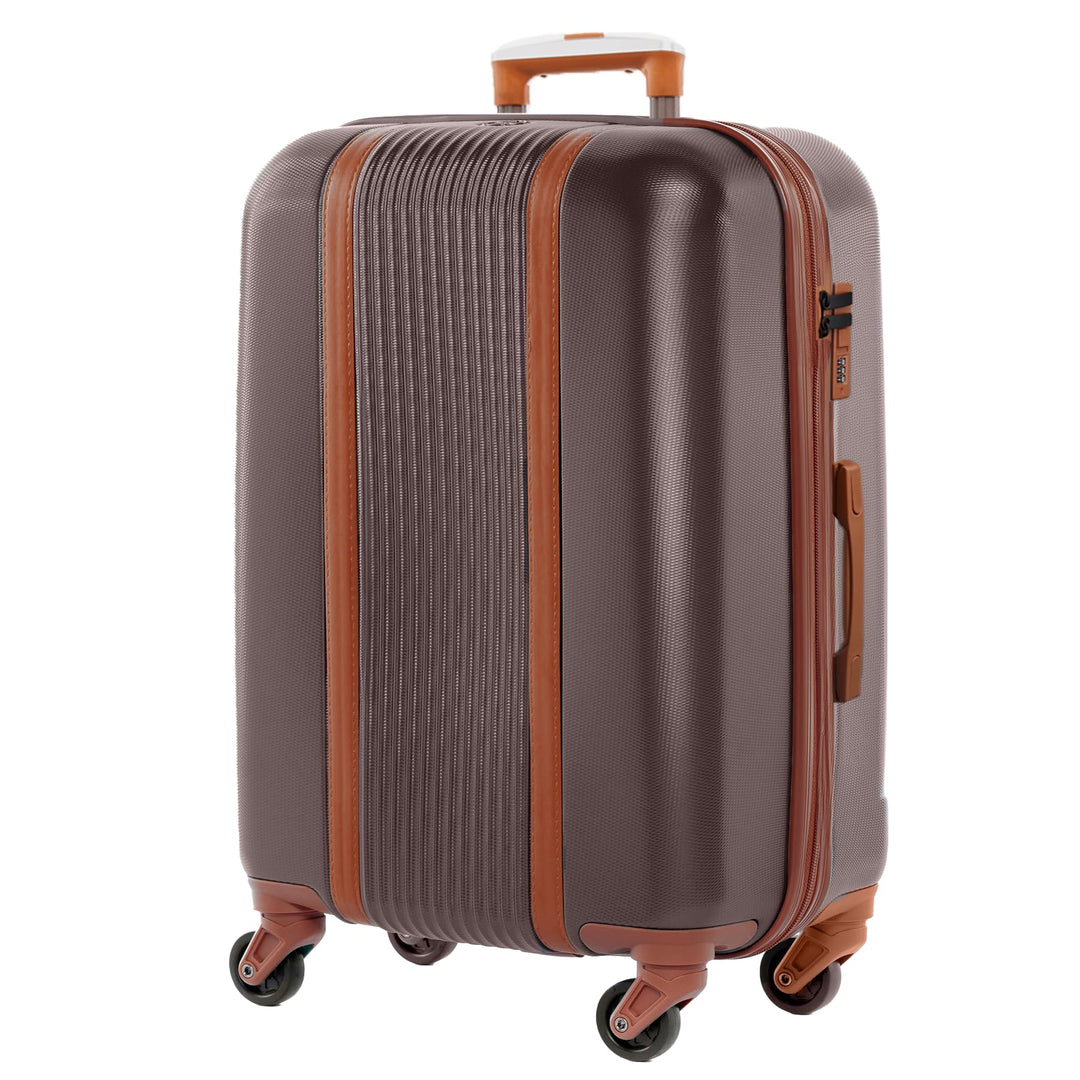 FERGÉ Handgepäck-Koffer Hartschale Milano Bordgepäck Rollkoffer 55 cm Reisekoffer Kabinen-Trolley 4