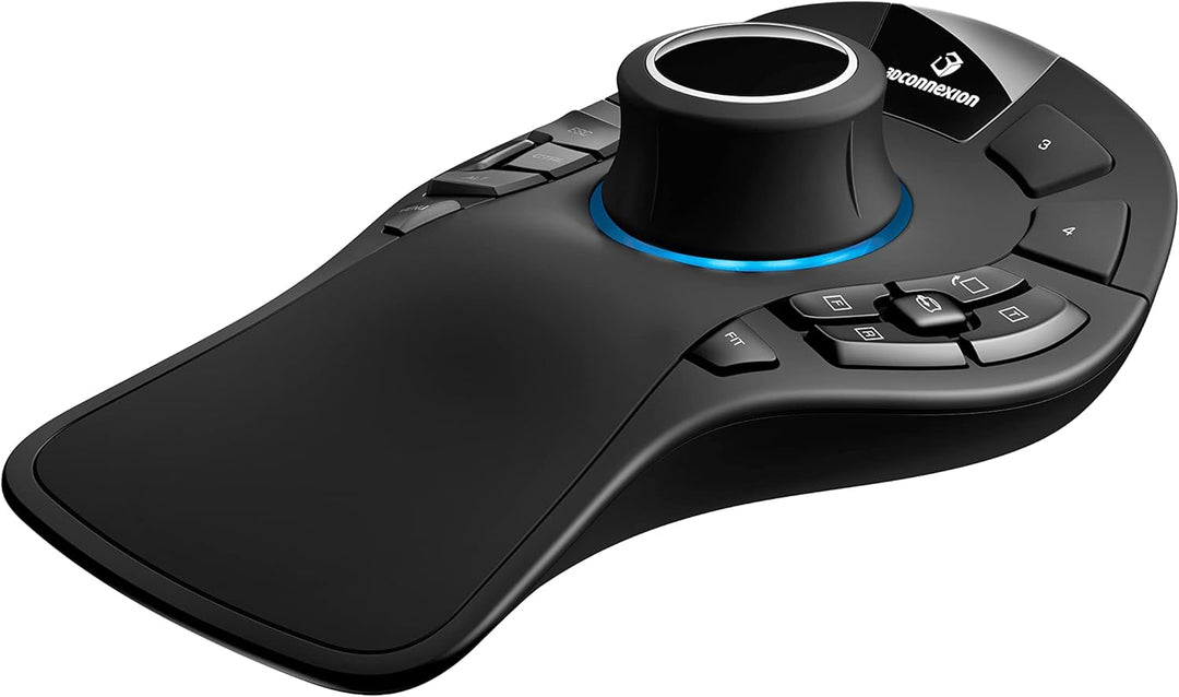 3Dconnexion SpaceMouse Pro (3D-Maus, kabelgebunden, schwarz)