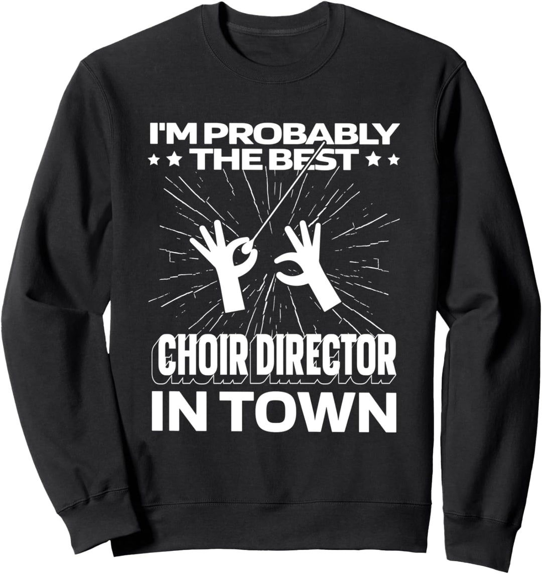Taktstock Dirigent - Chorprobe Sänger Chor Chorleiter Sweatshirt