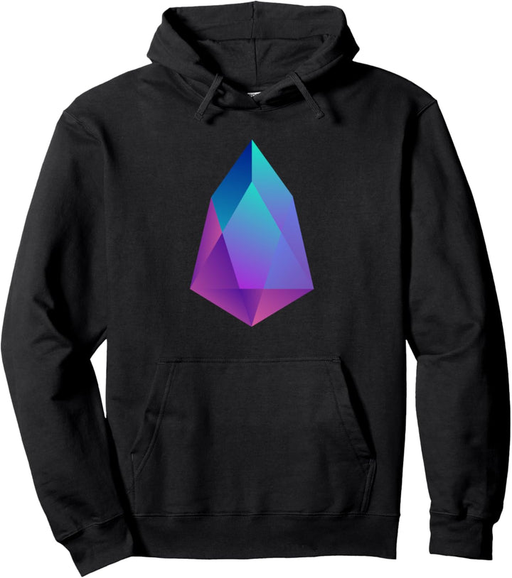 EOS Logo Image Cryptocurrency Pullover Hoodie