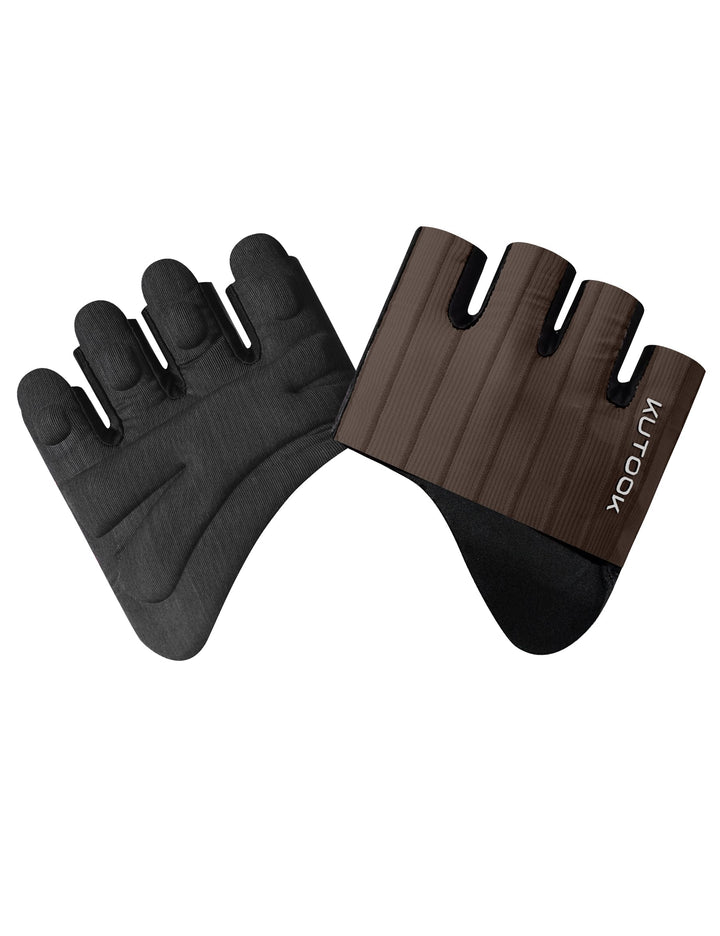 KUTOOK Fitnesshandschuhe Herren Damen Trainingshandschuhe Kraftsport Gym Atmungsaktiv Rutschfestem H