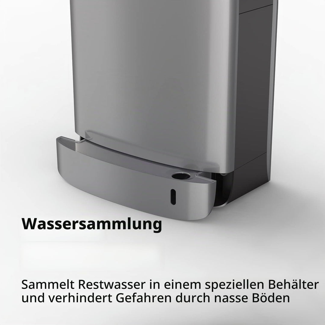 anydry 2065 Doppelseitiger Händetrockner HEPA Filter Effizient ABS Silber, Silber