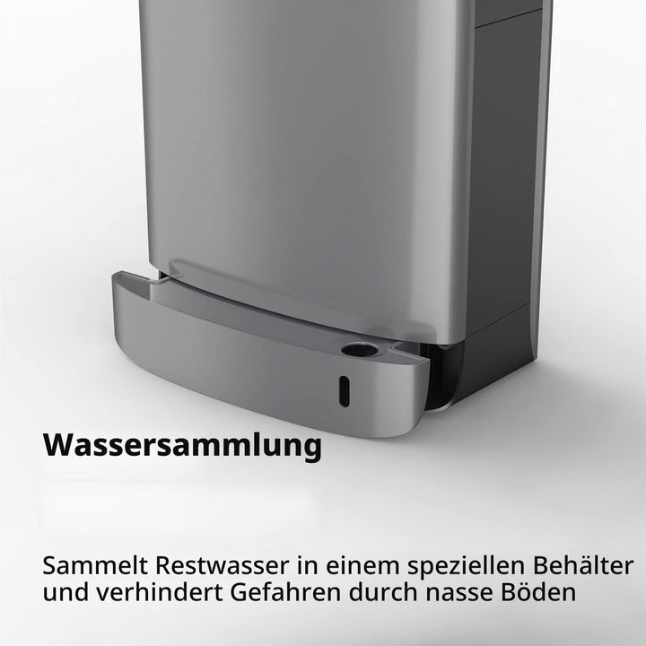 anydry 2065 Doppelseitiger Händetrockner HEPA Filter Effizient ABS Silber, Silber
