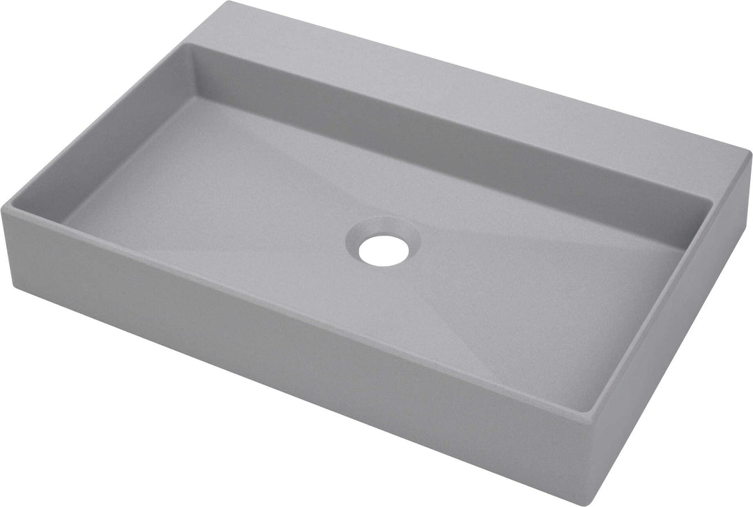 DEANTE CQR_SU6S CORREO Aufsatzwaschbecken, Grau