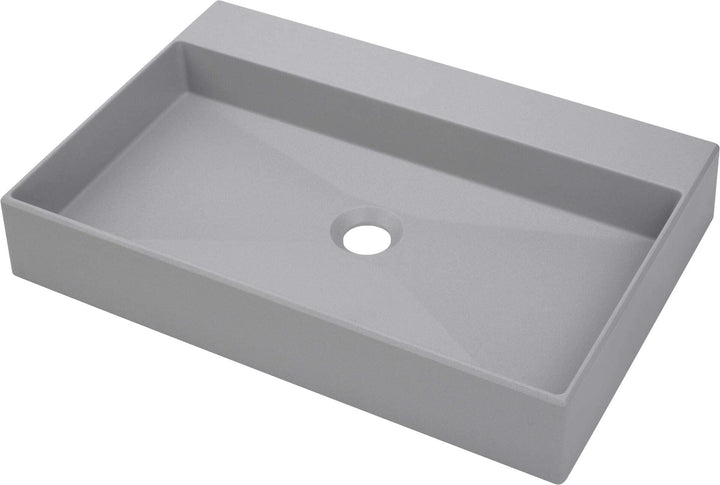 DEANTE CQR_SU6S CORREO Aufsatzwaschbecken, Grau