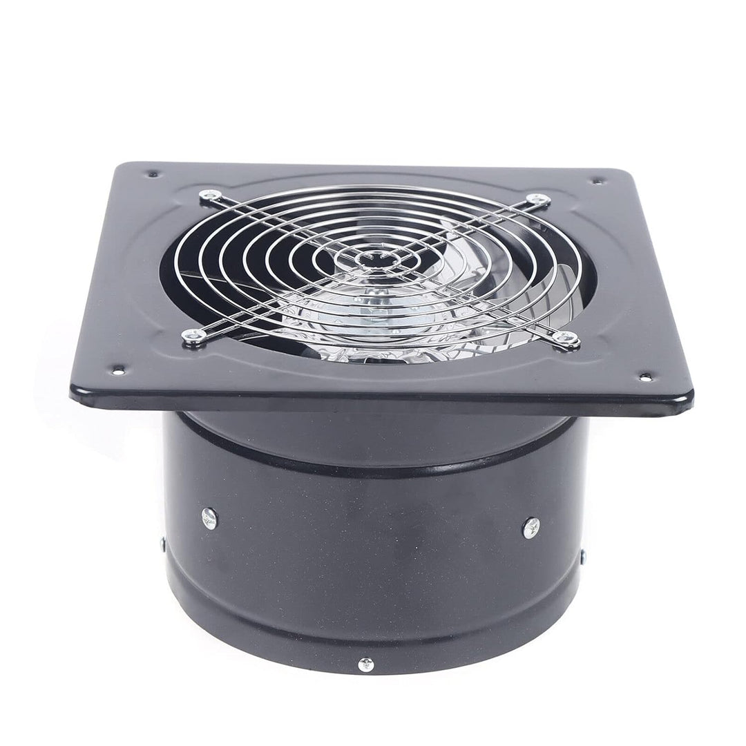 Axial Industrie Ventilator Ø 200 mm schwarz Abluft Zuluft Rohrlüfter Radial Rohr Lüfter Absauglüfter