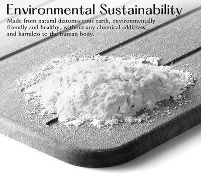 Amilutuo Badematte Stein, Diatomite Stone Bath Mat, rutschfeste Stein Badematte, Badematte Stein Sch