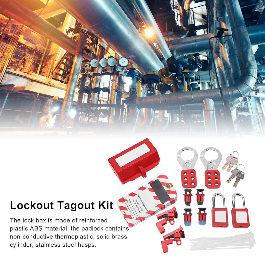 Elektrischer Leistungsschalter-Verriegelungs-Tagout-Satz, Sicherheitsschloss-Set, Elektrischer Leist