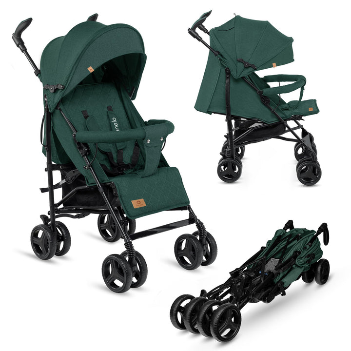 LIONELO Irma Kinderwagen bis 15 kg, Kinderwagen, leichter moderner Kinderwagen mit Liegefunktion, fa