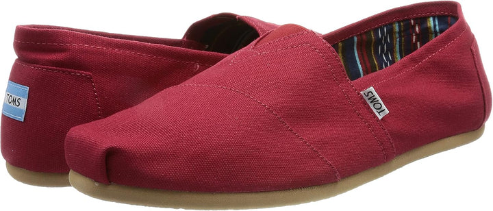 TOMS Herren Alpargata Core Flache Slipper 43.5 EU Rot, 43.5 EU Rot