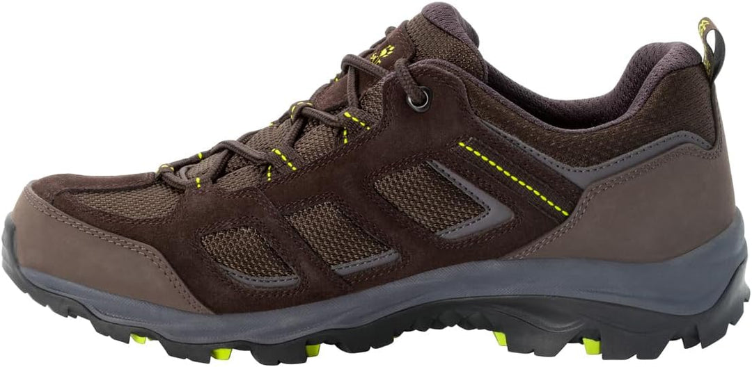 Jack Wolfskin Herren Vojo 3 Texapore Low M Outdoorschuhe 39.5 EU Dark Brown Lime, 39.5 EU Dark Brown