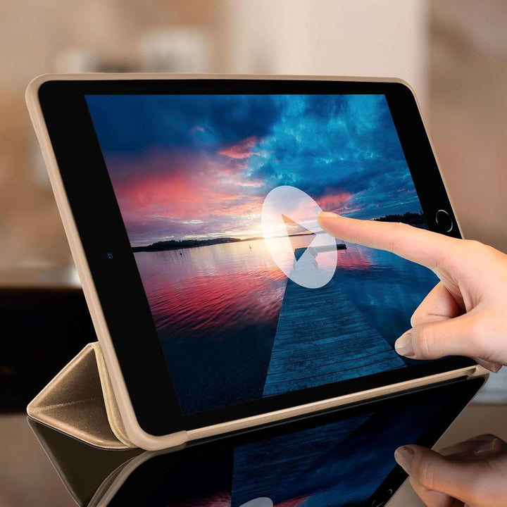ONEFLOW Hülle kompatibel mit iPad 7 / iPad Air 3 (2019) - Dünne Schutzhülle mit Ständer und Auto Sch