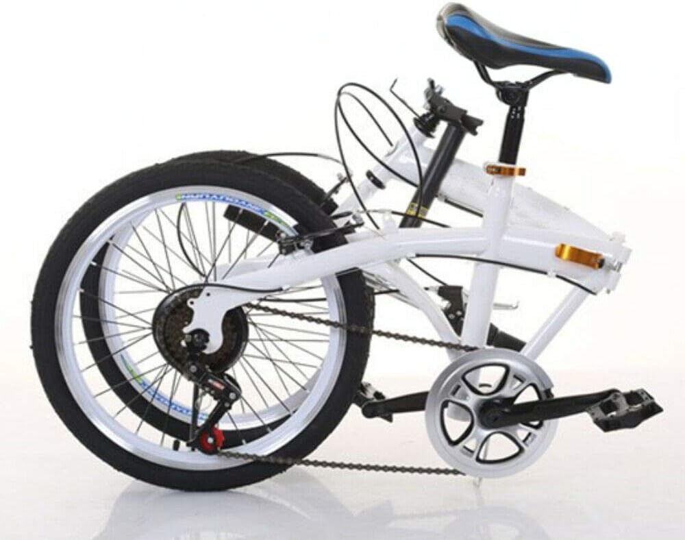 Berkalash Klapprad 20 Zoll Faltrad Fahrrad 6 Gang Klappfahrrad Folding Bike für Herren Damen Jungen