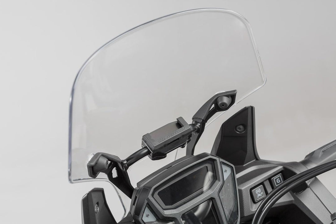 SW-MOTECH Navi-Halter an Rohr Ø 10/12 mm Schwarz