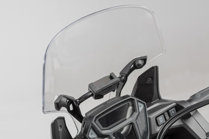 SW-MOTECH Navi-Halter an Rohr Ø 10/12 mm Schwarz