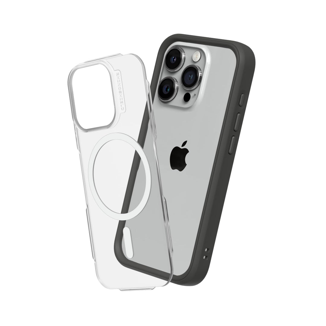 RhinoShield Modulares Case kompatibel mit MagSafe für [iPhone 15 Pro] | Mod NX - Überragender Magnet