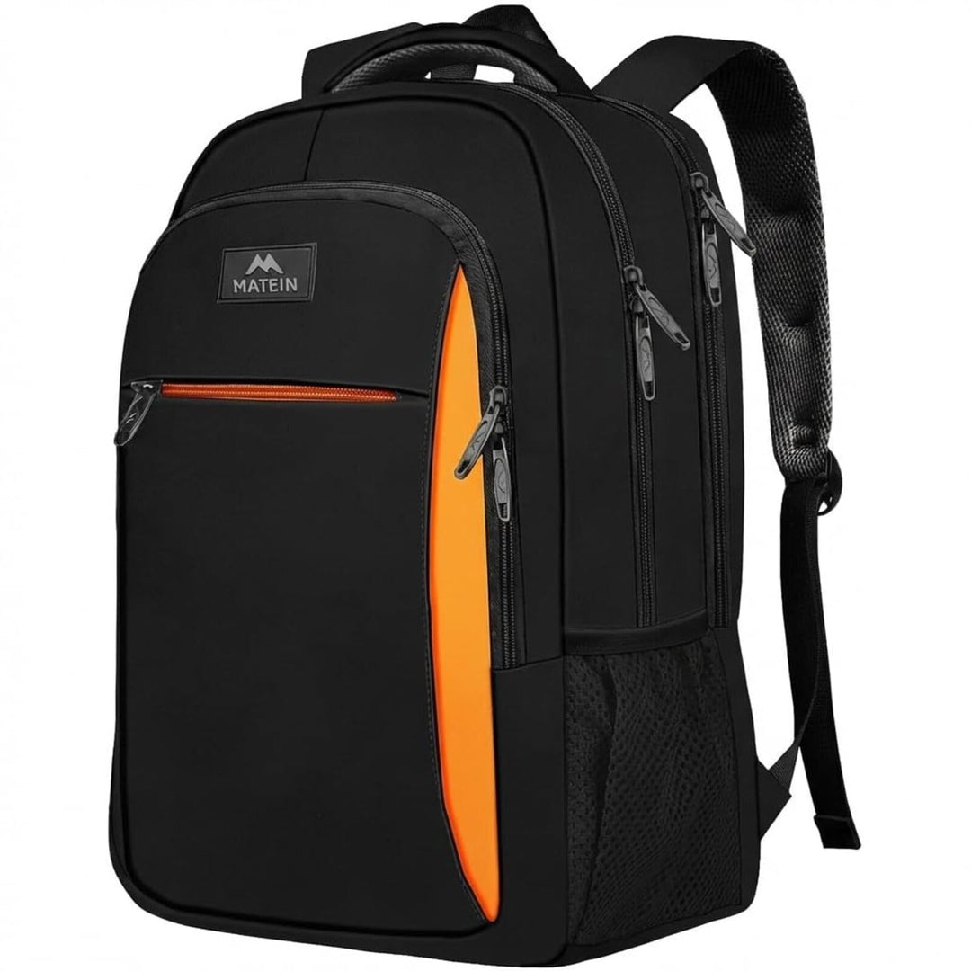 MATEIN Business Laptop Rucksack 15,6 Zoll Reise Laptoptasche mit USB Ladeanschluss Wasserabweisend D