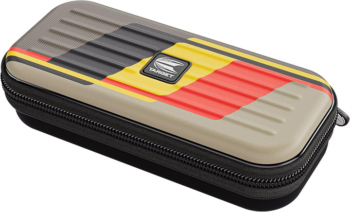 Target Darts Unisex-Adult Dimitri Van den Bergh Takoma Darts Tasche, Sand, Schwarz, Gelb and Roter,