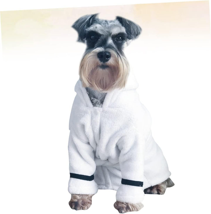 Toddmomy Katzenbademantel mit Kapuze Tier Pyjama Hunde Handtuch Dog Accessories hundehoody Hunderobe