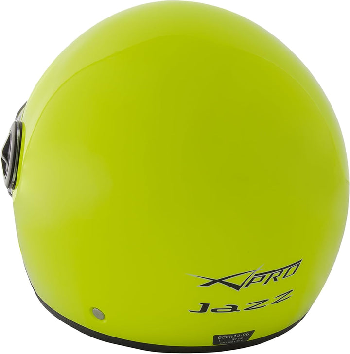 Motorradhelm Motorrad Roller Offenes Jet Scooter Helm Viser ECE 22 BACKLINE 61-62 cm (XL) Flou, 61-6