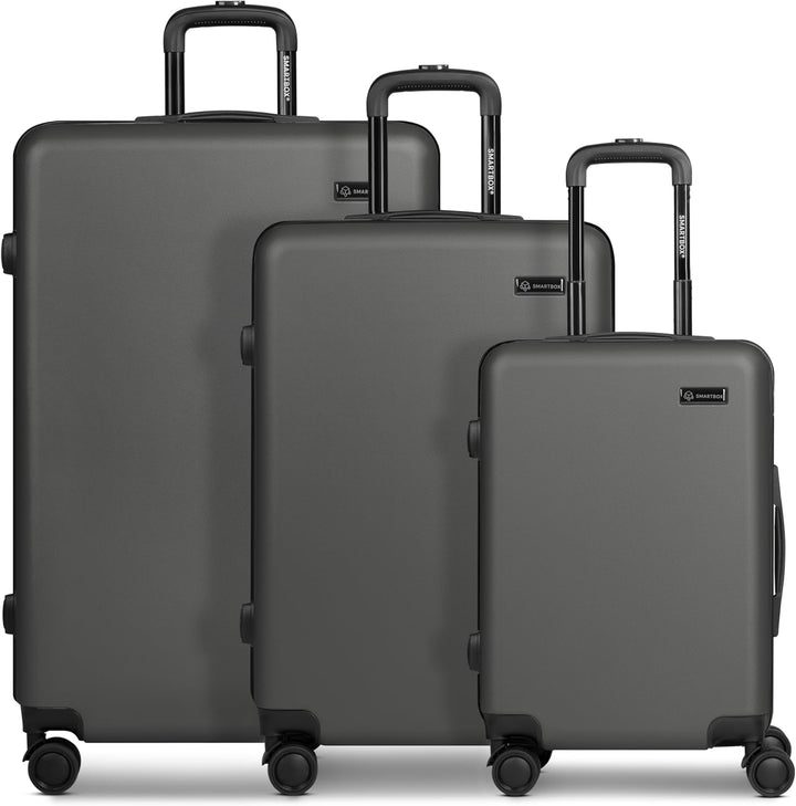 Smartbox Hartschalen Koffer-Set 3-teilig für Damen & Herren | leichte & stabile Reise-Trolleys aus h