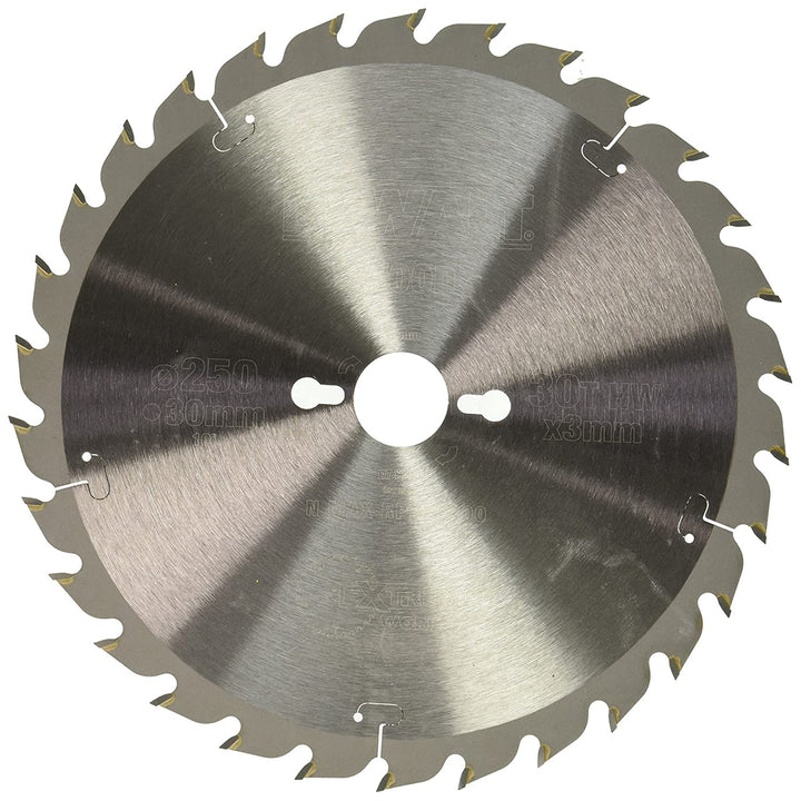 DeWalt Stationärkreissägeblatt / Kreissägeblatt Extreme (250/30mm 30WZ, universeller Einsatz und Que