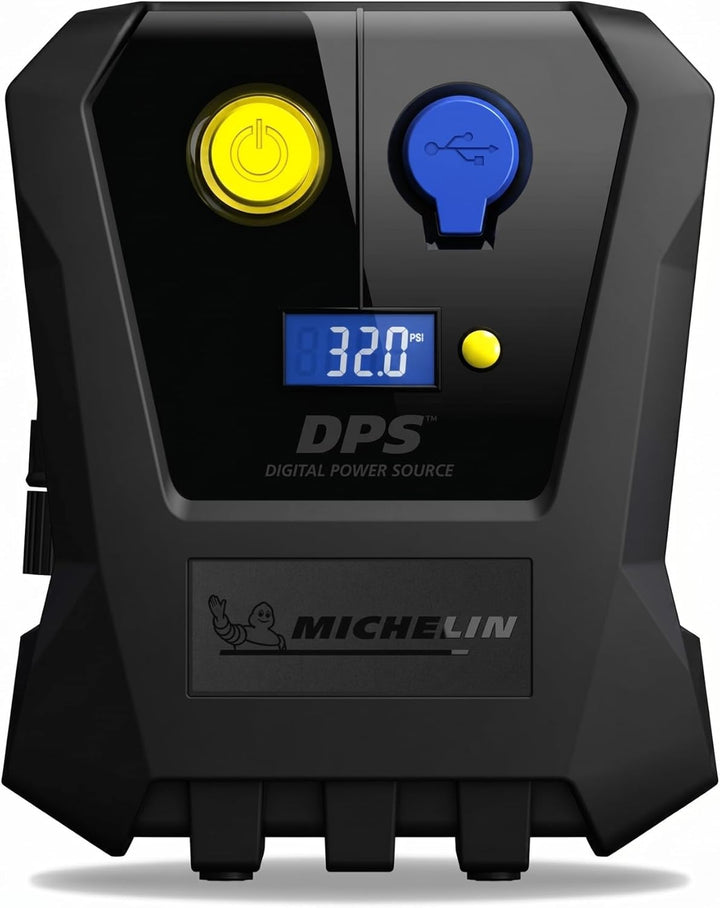 MICHELIN 9518 62001 Micro 12V fürs Auto | Kompakt und Digital | Reifendruck Luft Kompressoren Perfek