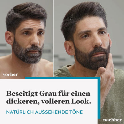 Just For Men Schnurrbart & Bart Färbe, Bart Farbe, Tönung, Bartfarbe, Eliminiert Graue Haare Für Ein
