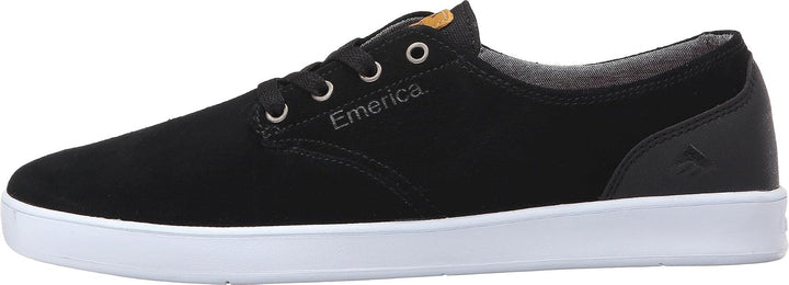 Emerica The Romero Laced Herren Skate-Schuh 42.5 EU Schwarz Schwarz Weiss, 42.5 EU Schwarz Schwarz W