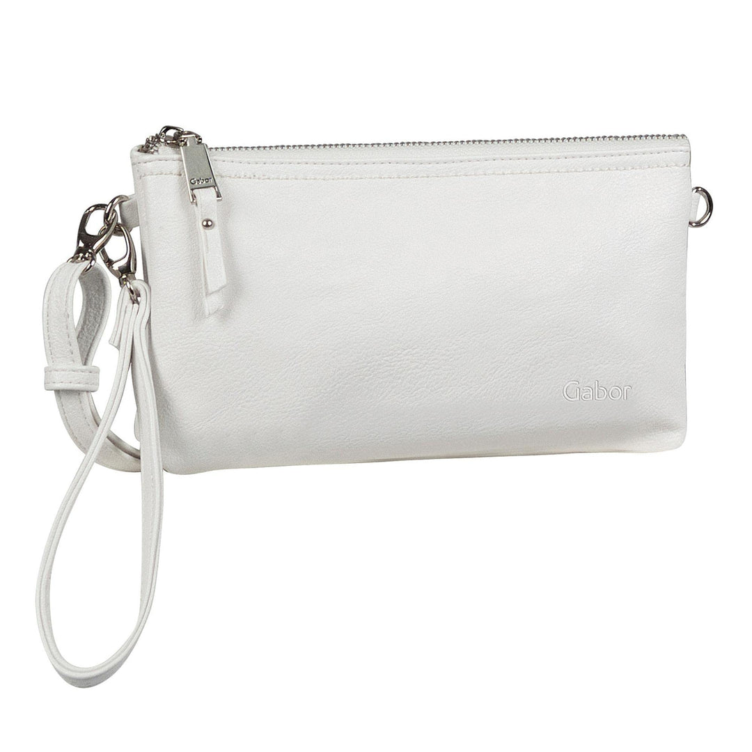 Gabor bags Emmy Damen Clutch Abendtasche Klein 22,5 x 4,5 x 13,5 Weiss, 22,5 x 4,5 x 13,5 Weiss