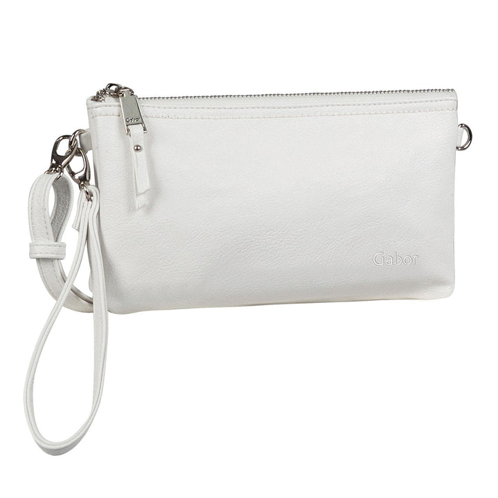 Gabor bags Emmy Damen Clutch Abendtasche Klein 22,5 x 4,5 x 13,5 Weiss, 22,5 x 4,5 x 13,5 Weiss