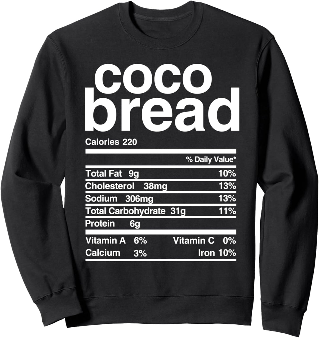 Jamaican Coco Bread Nährwert Sweatshirt