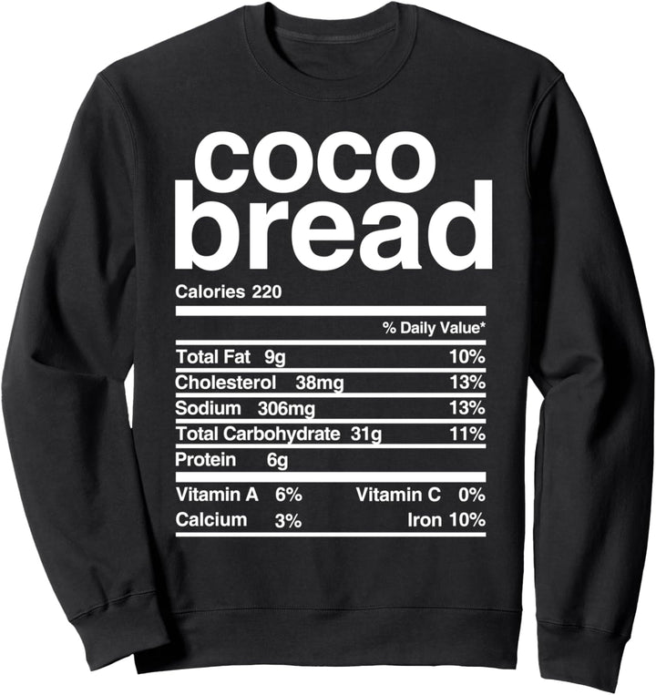 Jamaican Coco Bread Nährwert Sweatshirt