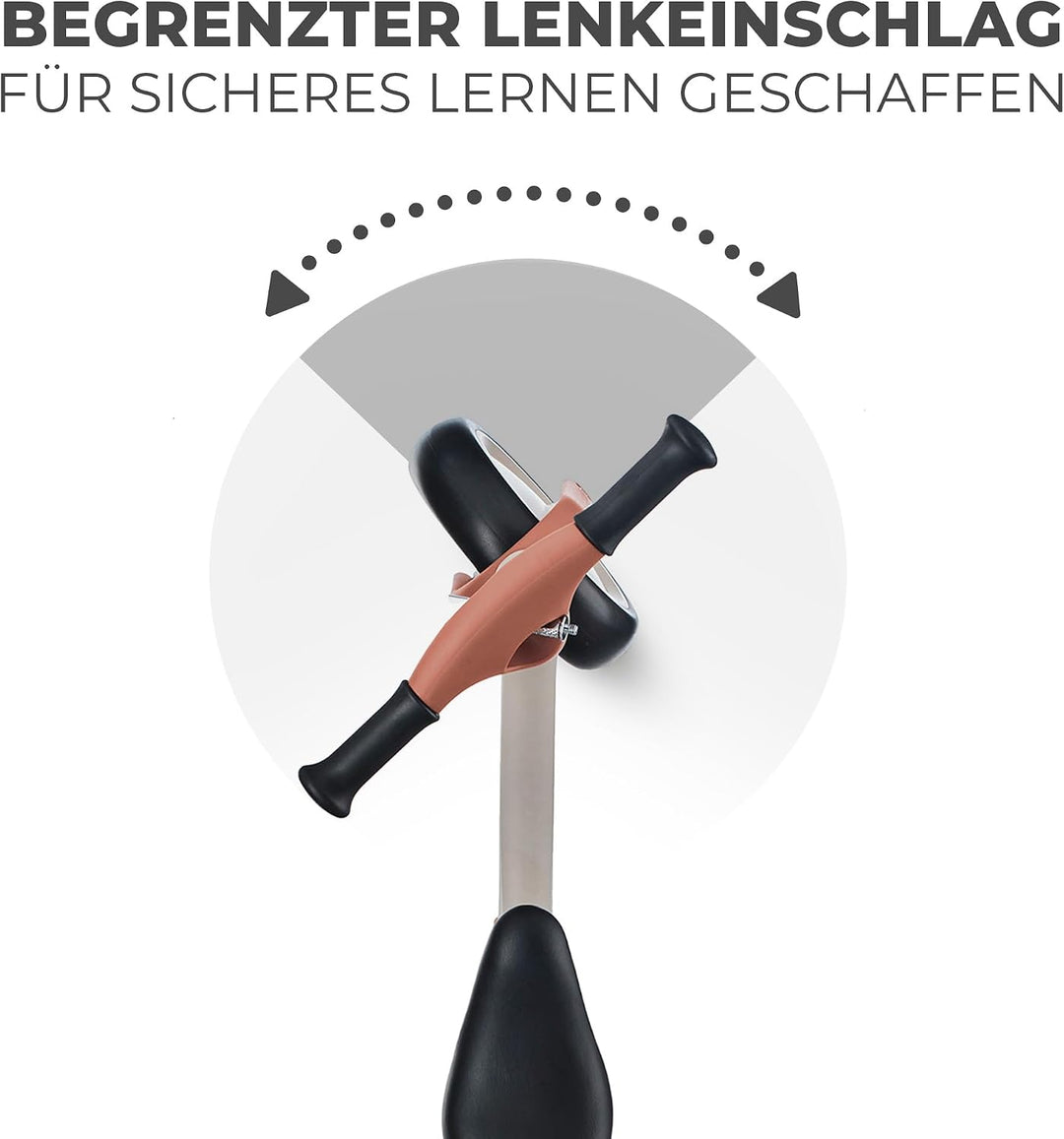 Kinderkraft TOVE Laufrad ab 1,5 Jahre, Licht Lauflernrad, Kinder fahrader, Höhenverstellbar Sattel,