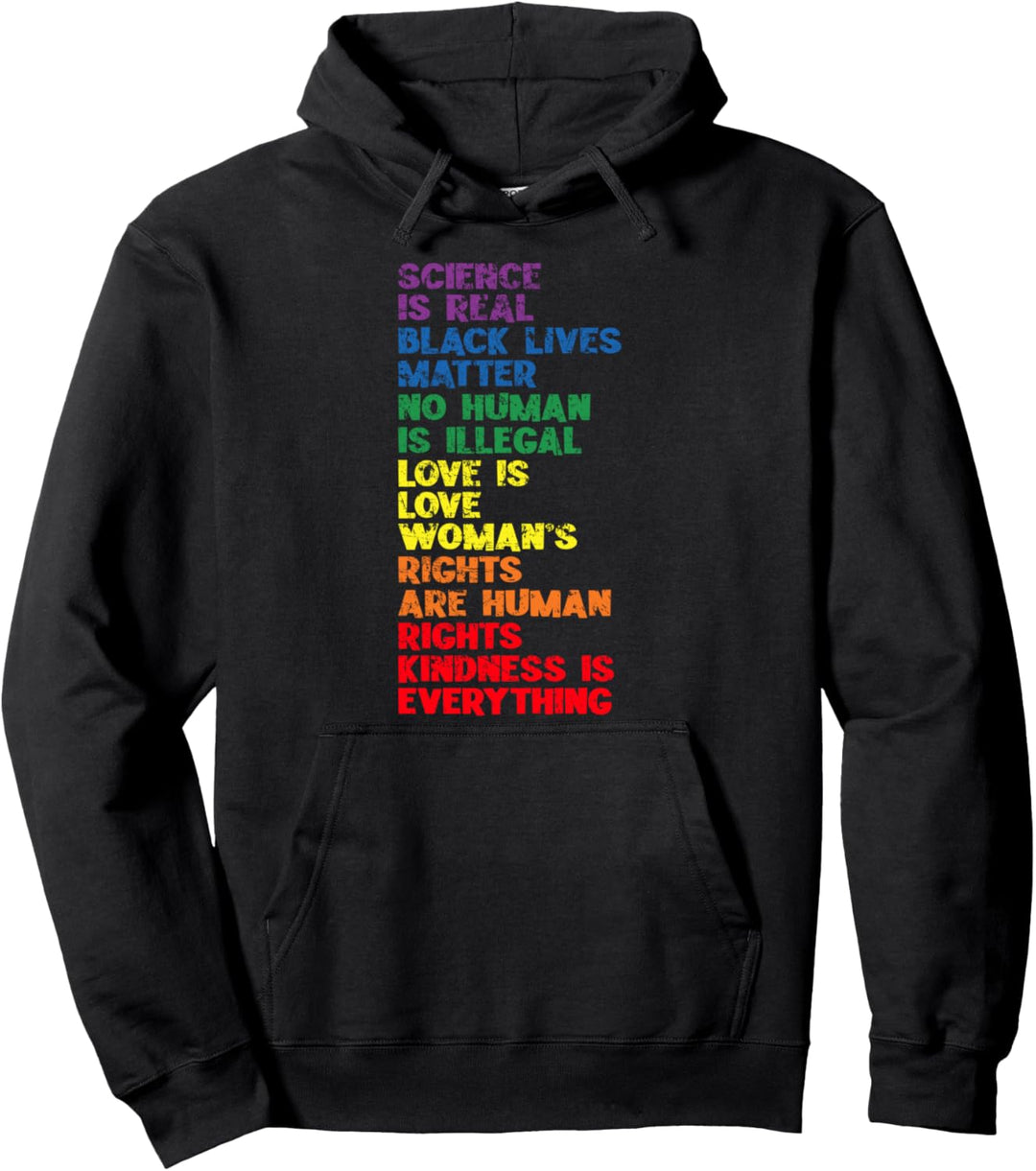 Schwul Homo Outfit LGBT Gay Homosexualität Science is Real Pullover Hoodie