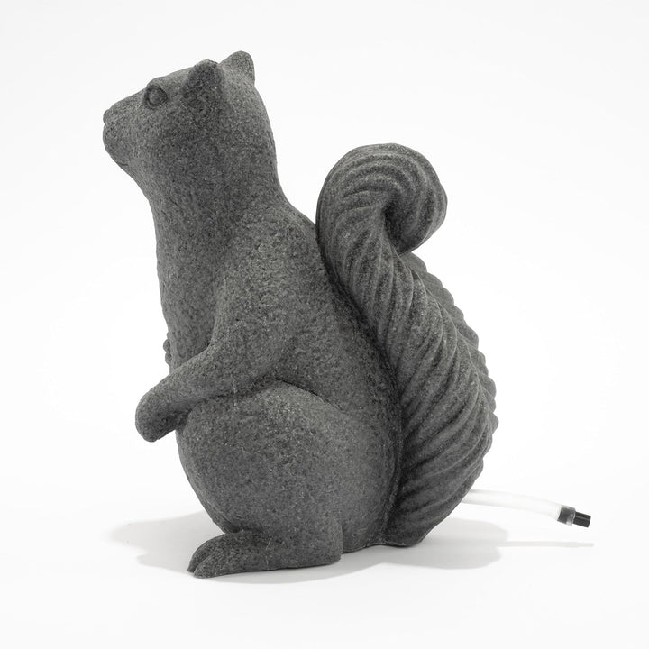 Esotec Solar Wasserspeier-Set Eichhörnchen, inklusive Teichpumpen-Set, Solarmodul, Polyresin, 1,5m S