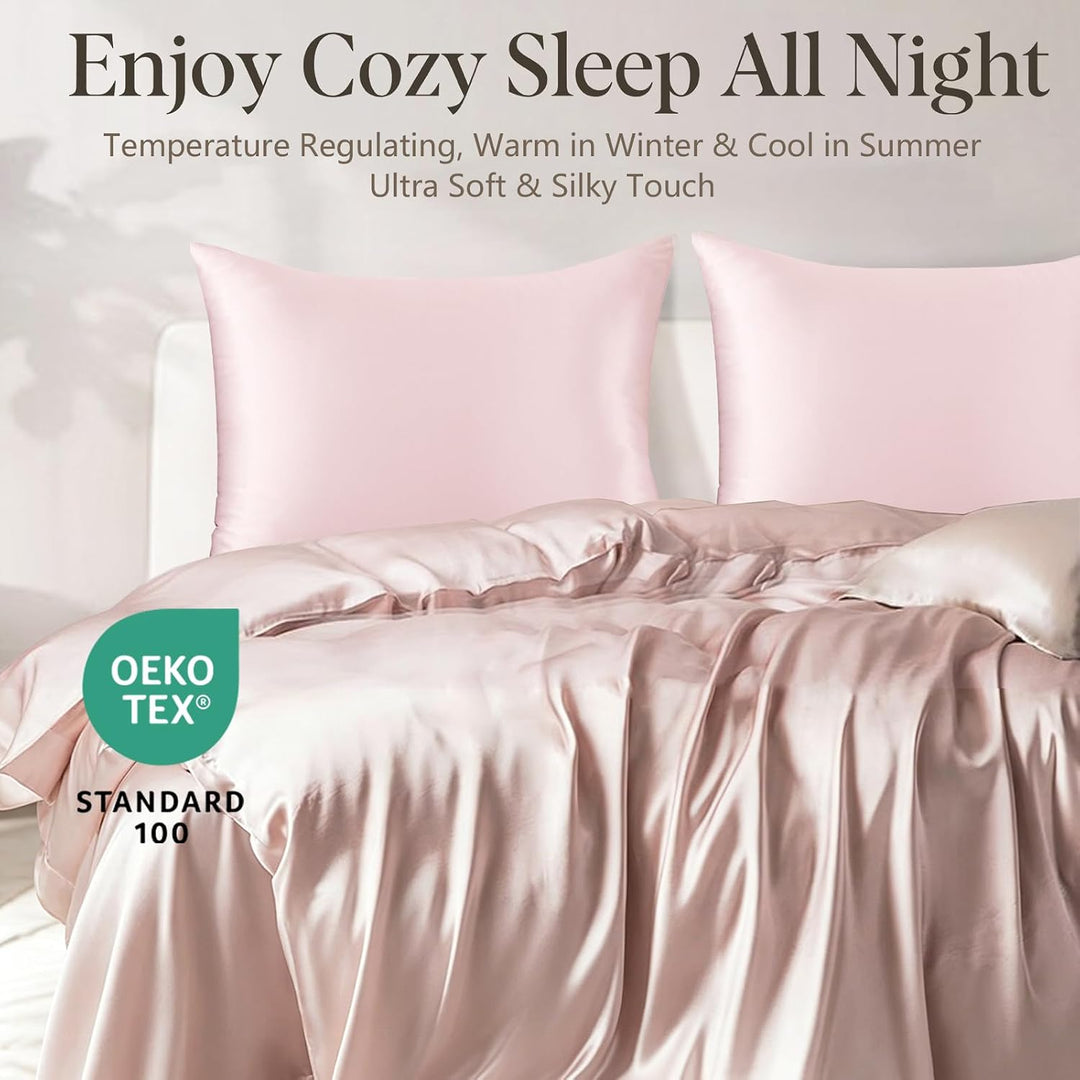 Seidenkissenbezug Jaciu Silk Pillowcase 21 Momme beidseitiger Seidenkissenbezug Kissenbezug Versteck